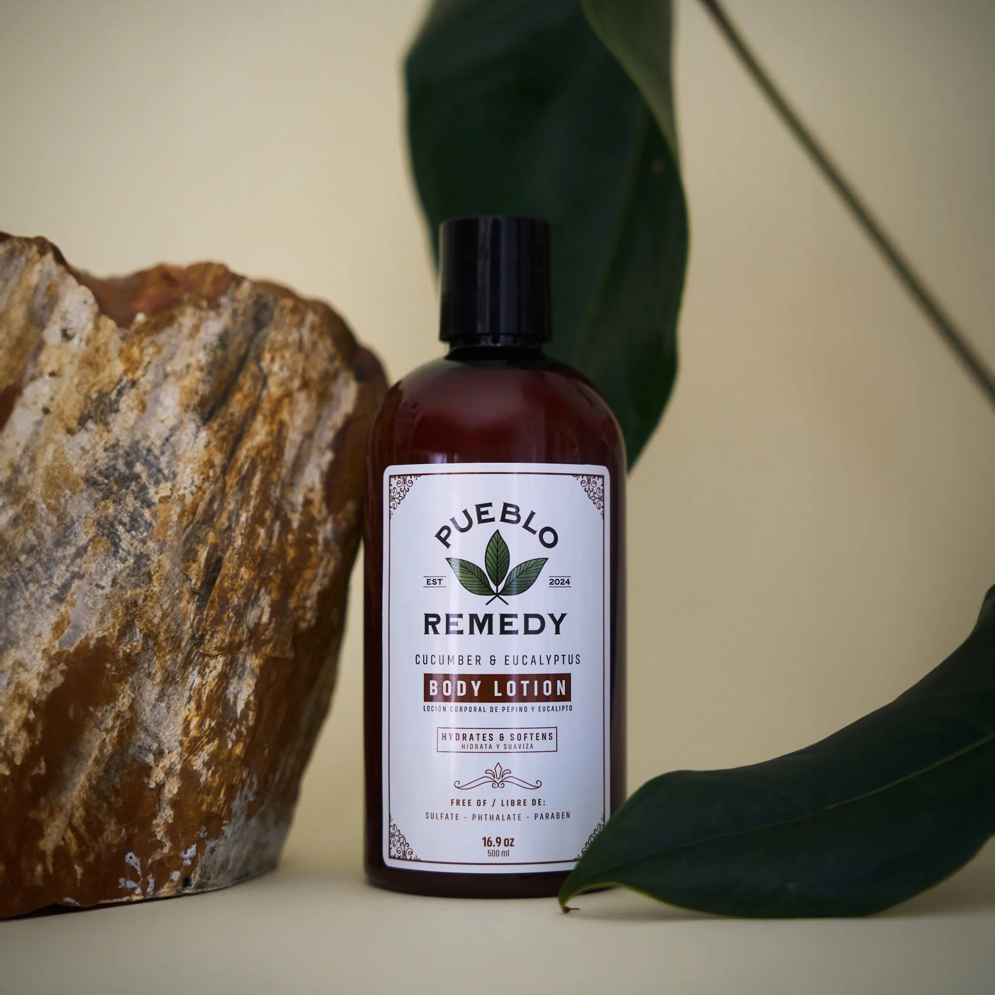 Cucumber & Eucalyptus Body Lotion 16.9 oz front